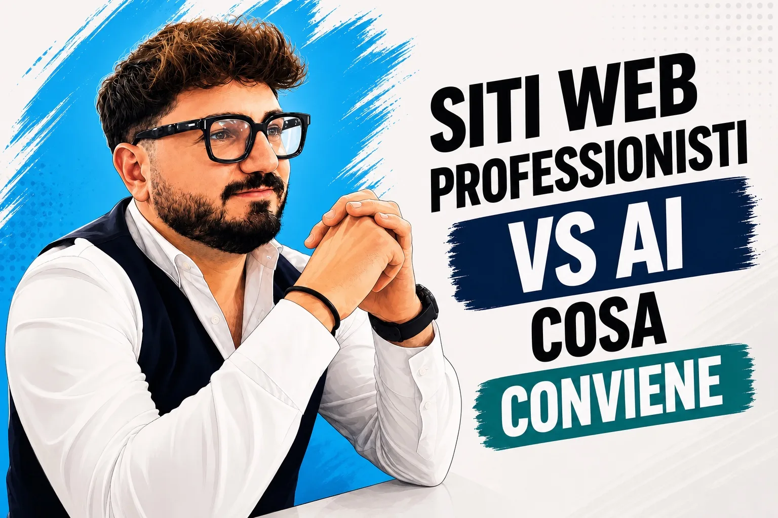 Sito web professionista vs AI: cosa conviene